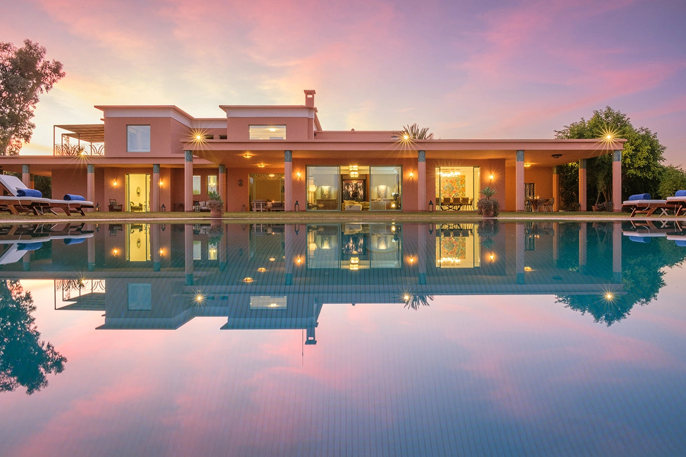 Villa Majdou – 5BR Art Deco Villa in Marrakech with Heated Pool