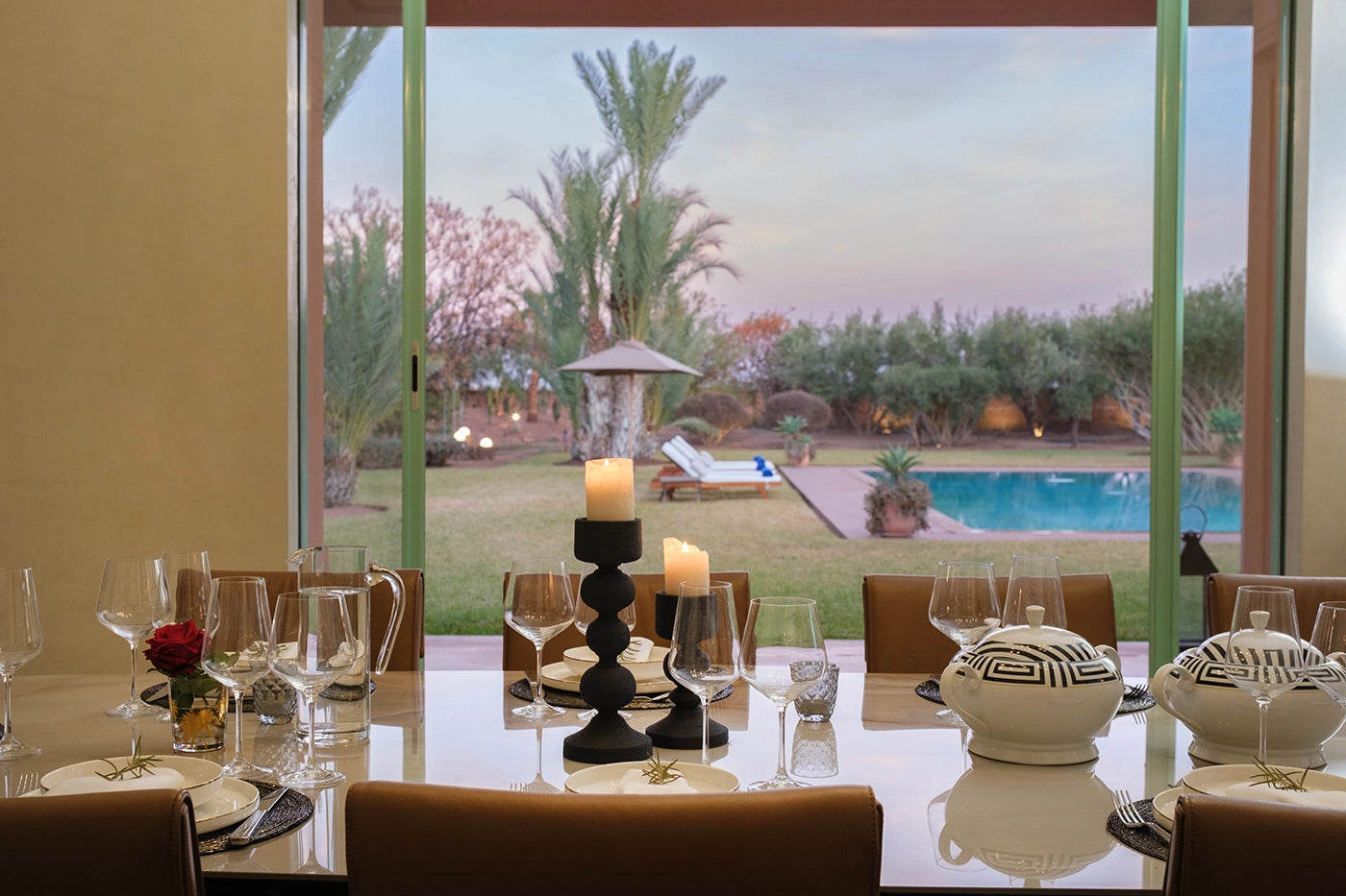 Villa Majdou – 5BR Art Deco Villa in Marrakech with Heated Pool