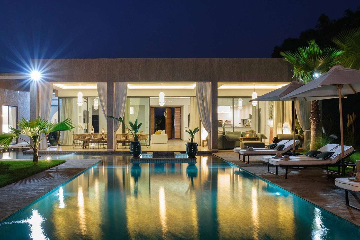 Villa Netumia – 5BR Ourika Road Villa with Pool & Contemporary Design