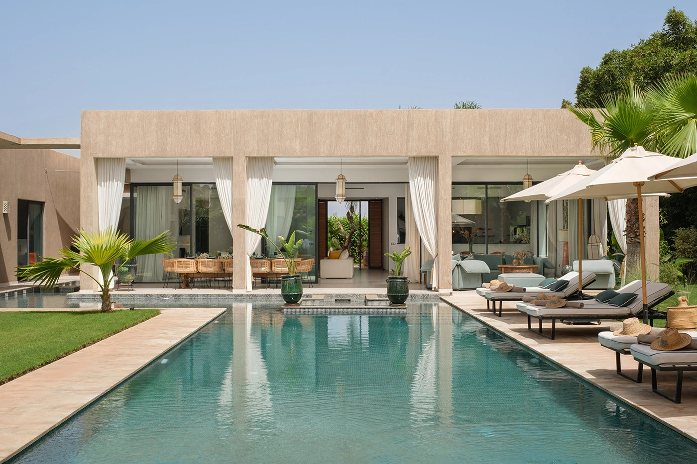Villa Netumia – 5BR Ourika Road Villa with Pool & Contemporary Design