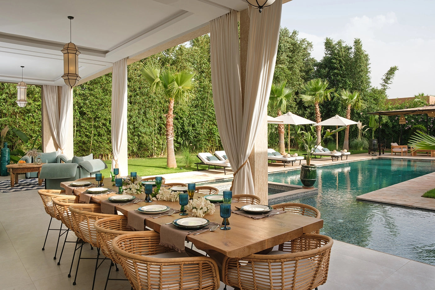 Villa Netumia – 5BR Ourika Road Villa with Pool & Contemporary Design