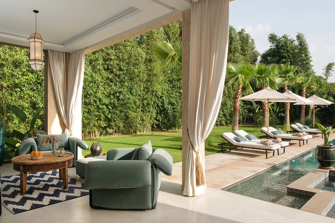 Villa Netumia – 5BR Ourika Road Villa with Pool & Contemporary Design
