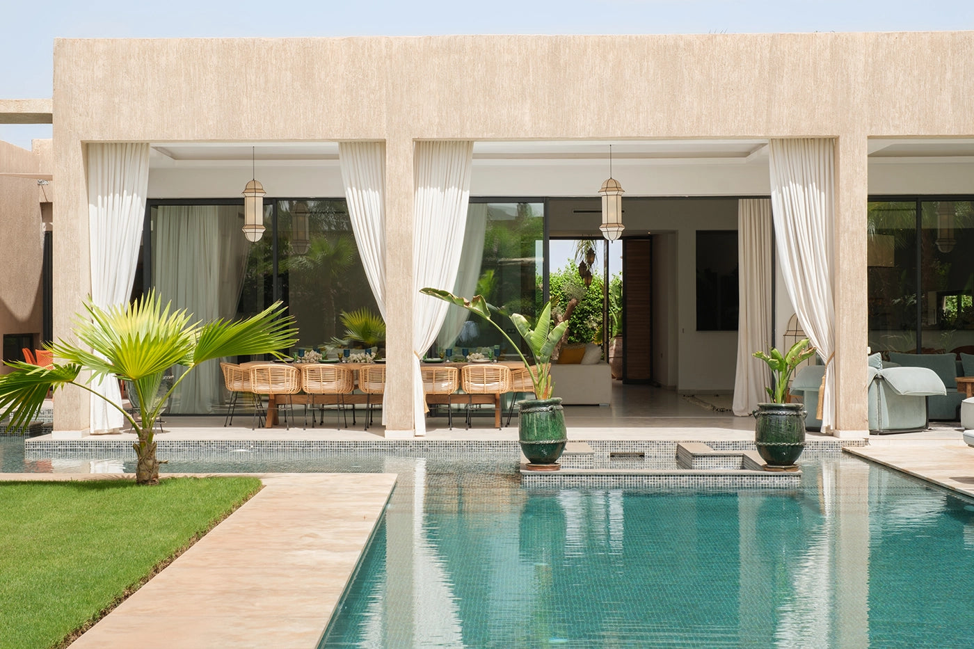 Villa Netumia – 5BR Ourika Road Villa with Pool & Contemporary Design