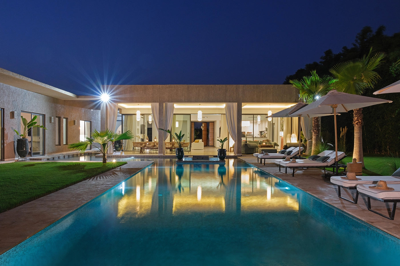 Villa Netumia – 5BR Ourika Road Villa with Pool & Contemporary Design